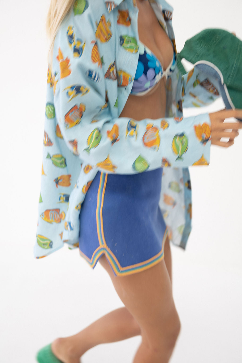 SPICY DUGONG x LOCOLINEN FISH OVERSIZED SHIRT