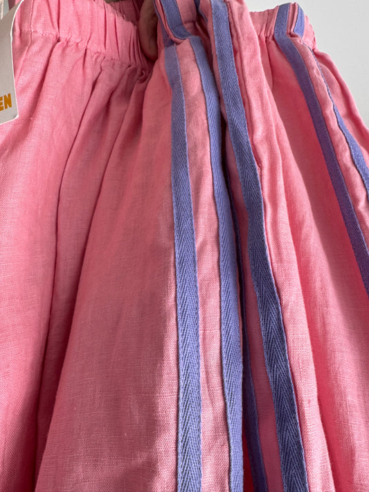 Linen Pant - Musk Pink