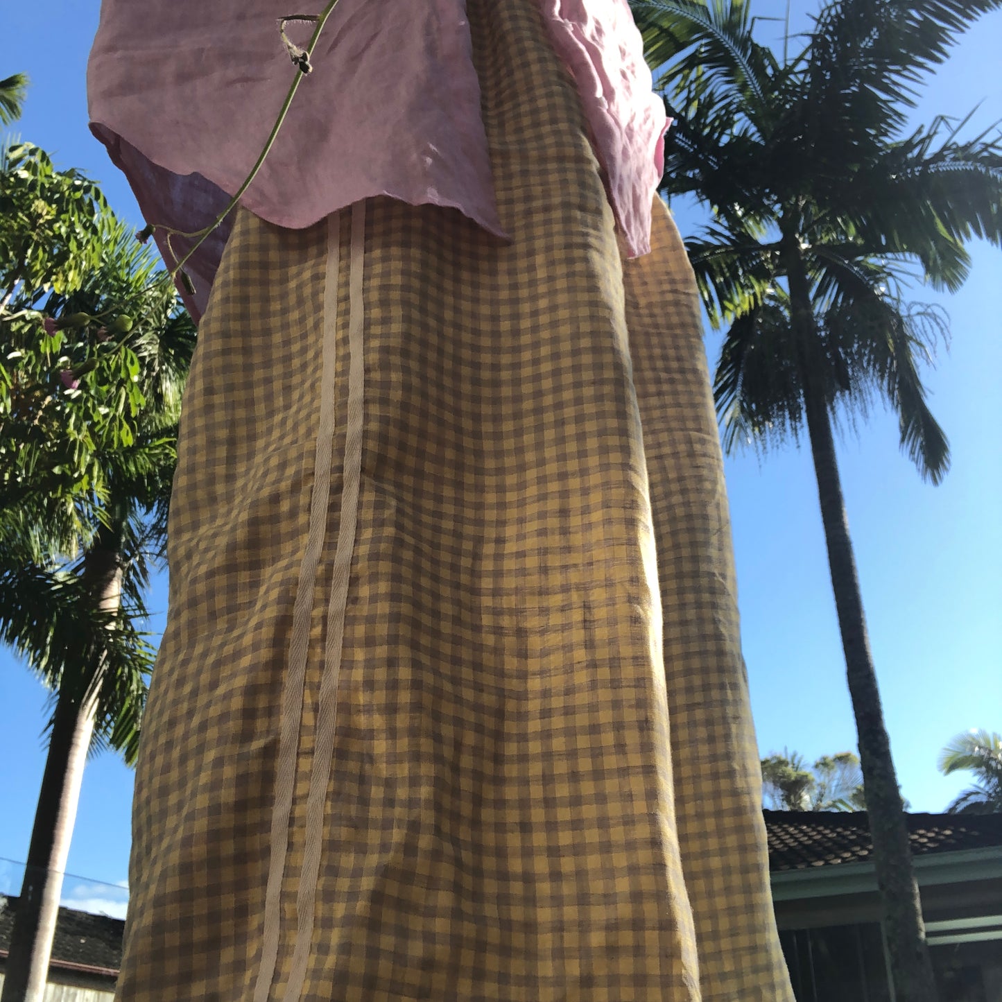 PRE-ORDER | Locolinen Pant - Butter Checkz