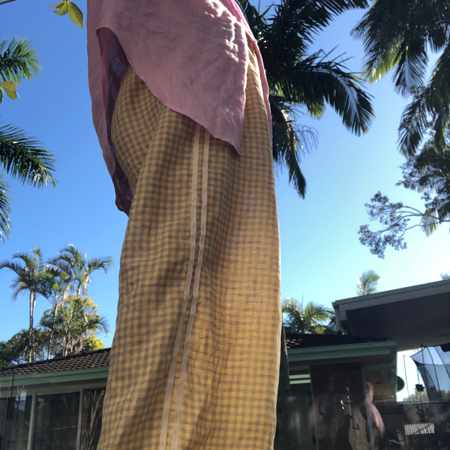 PRE-ORDER | Locolinen Pant - Butter Checkz