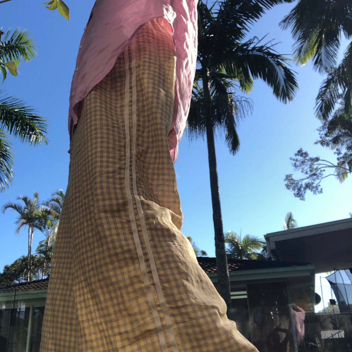 PRE-ORDER | Locolinen Pant - Butter Checkz