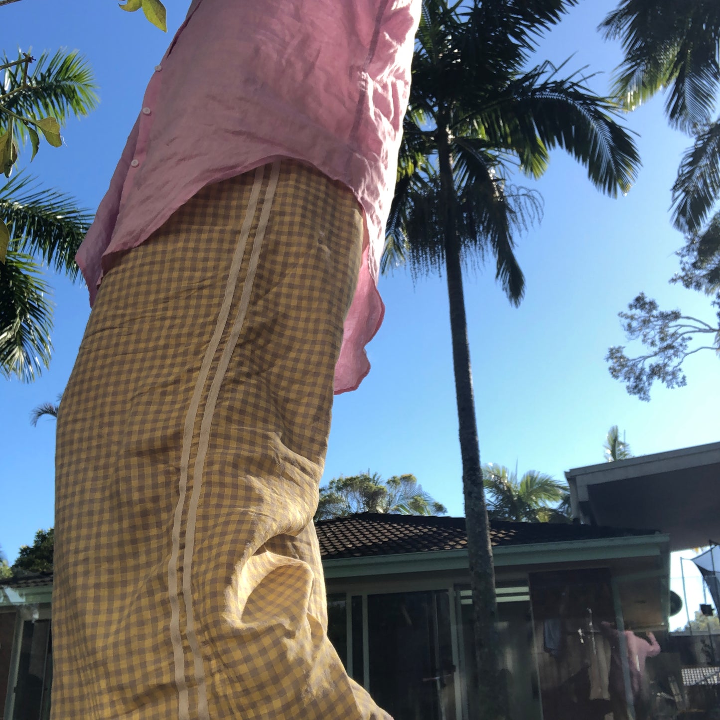PRE-ORDER | Locolinen Pant - Butter Checkz