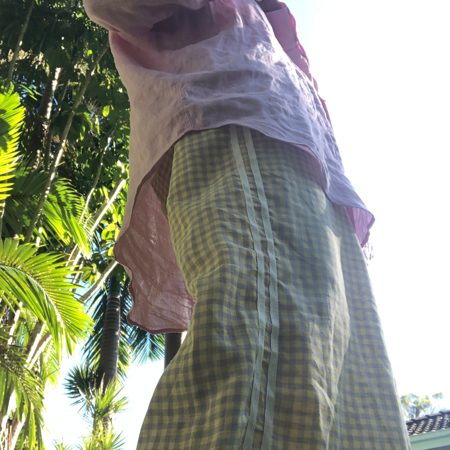 PRE-ORDER | Locolinen Pant - Butter Checkz