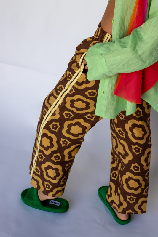 100% Linen Pant - Bloomin Groover PLOW SURF CO x LOCOLINEN Collab