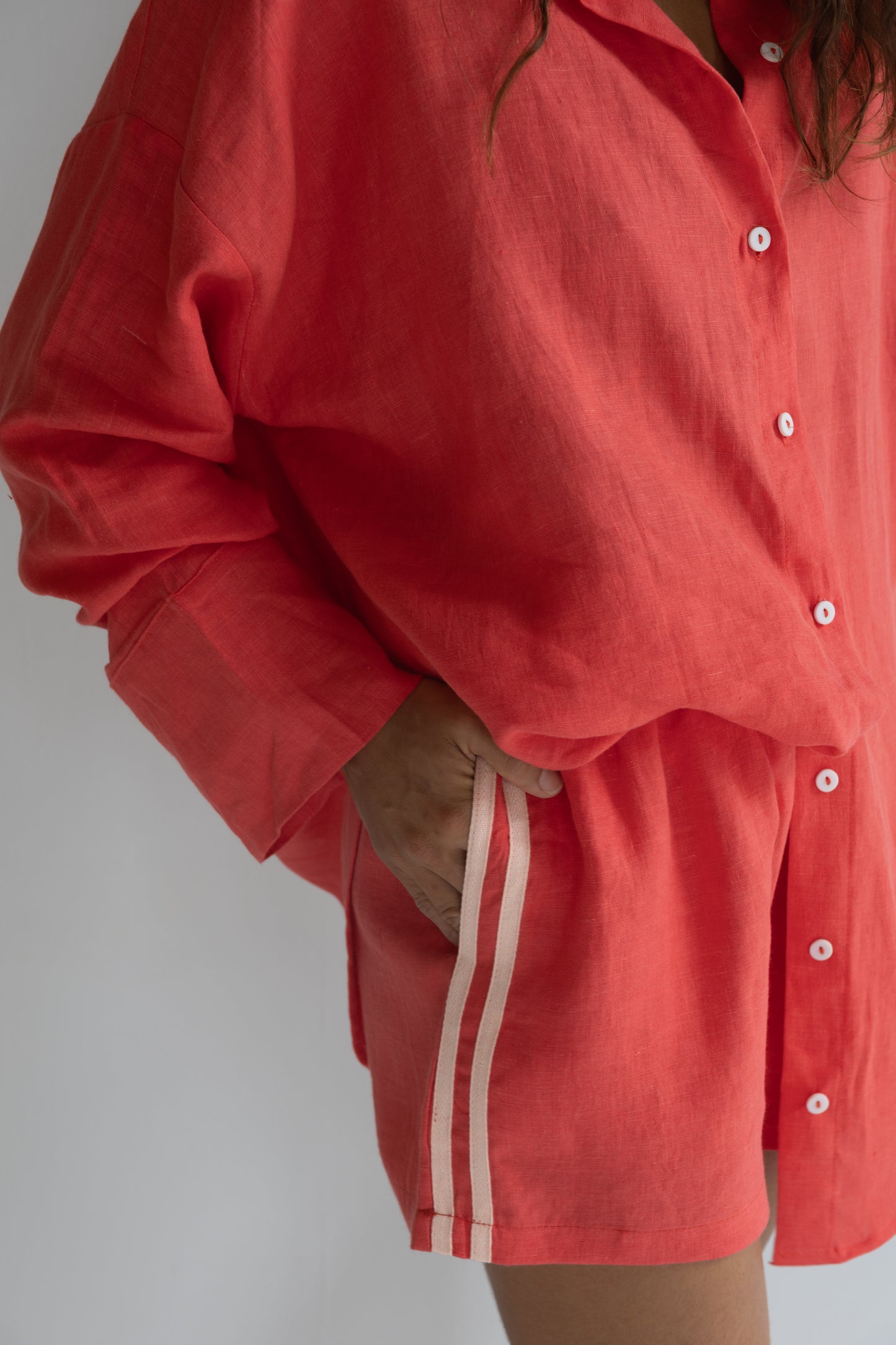 Linen Short - Watermelon