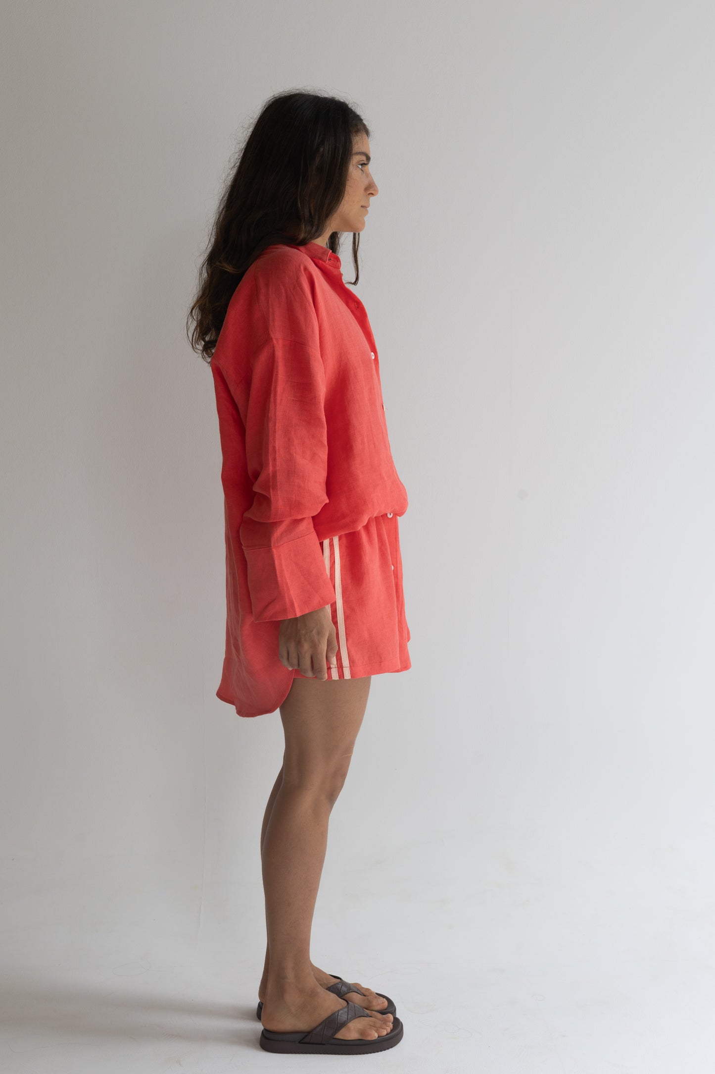 Linen Short - Watermelon