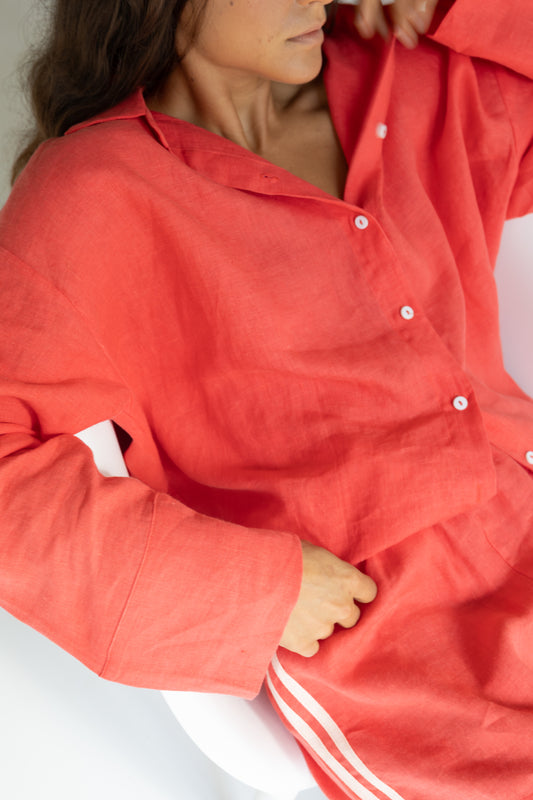 Linen Short - Watermelon