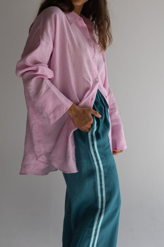 Linen Pant - Teal