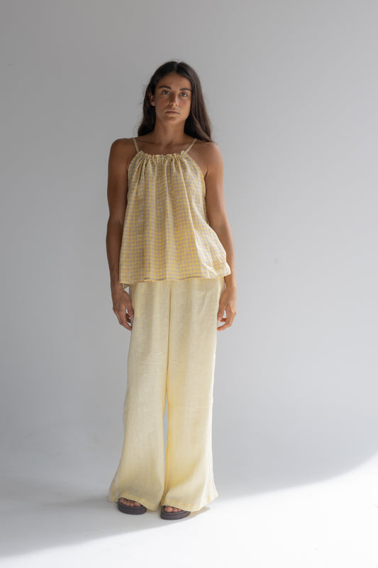 Linen Pant - Butter
