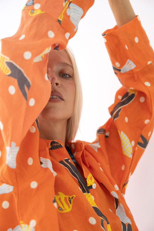 SPICY DUGONG x LOCOLINEN DIVER OVERSIZED SHIRT