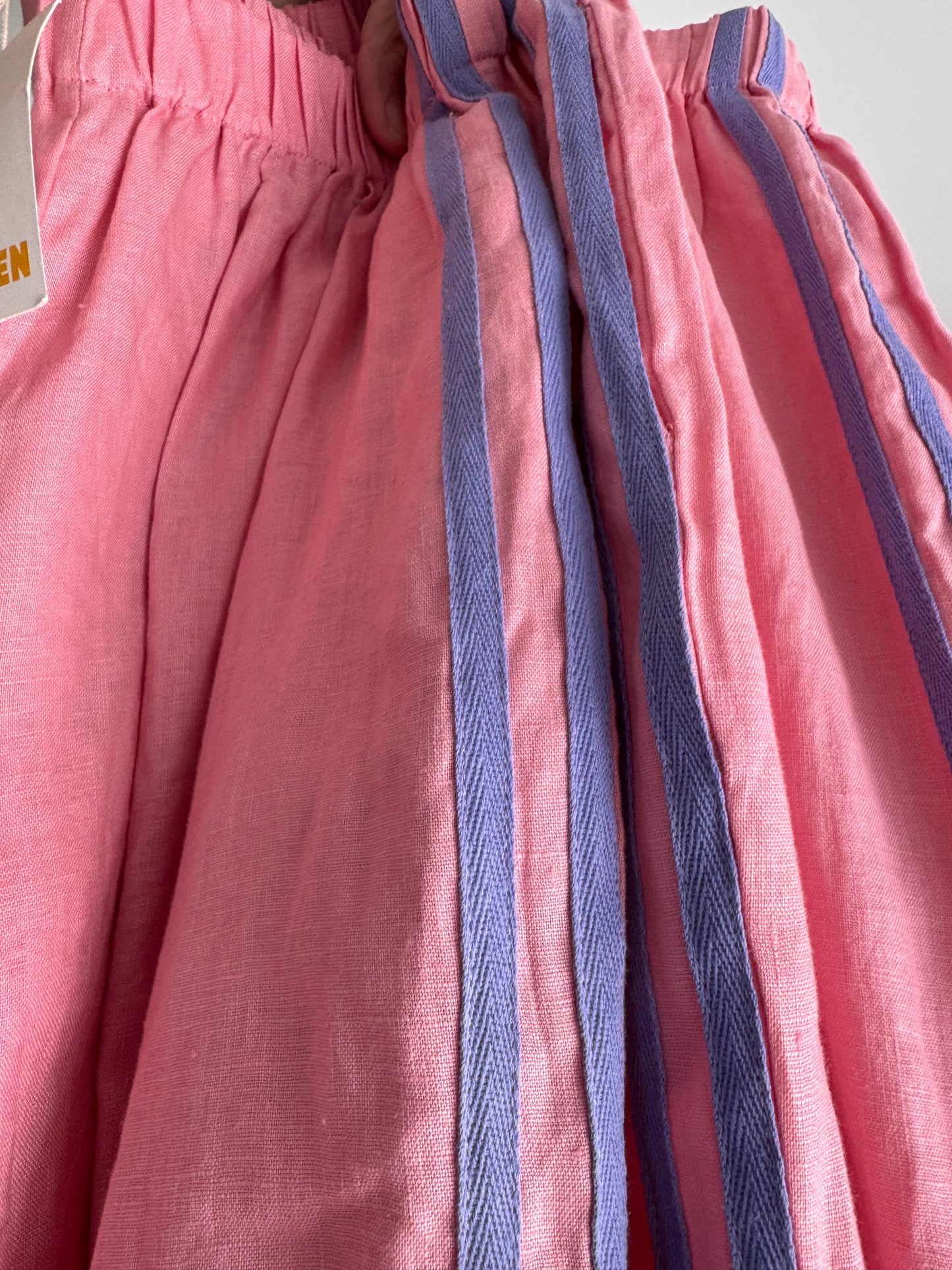 Linen Pant - Musk Pink