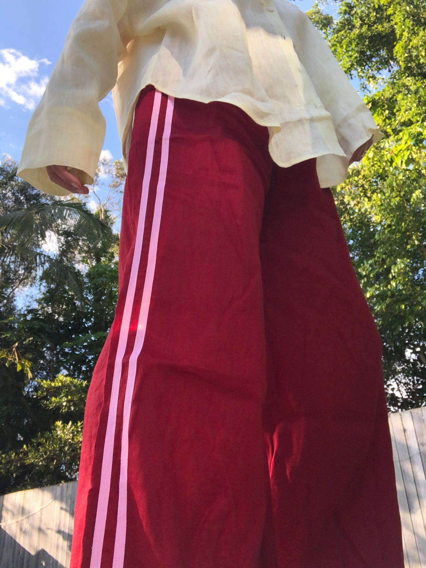 Locolinen Pant - Burgundy