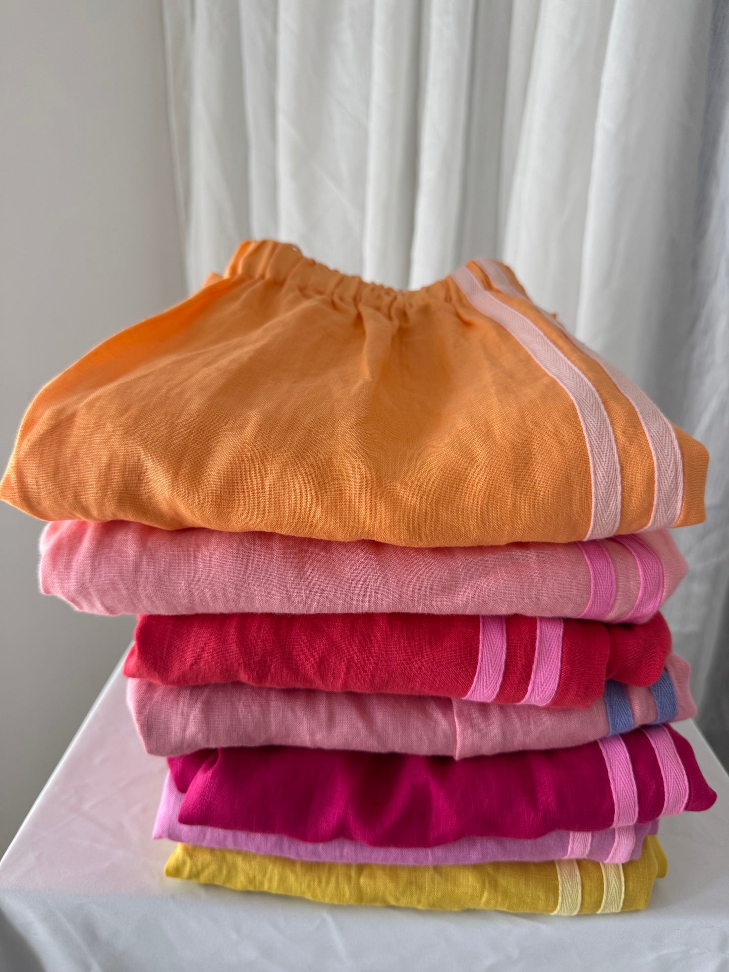 Linen Pant - Peach