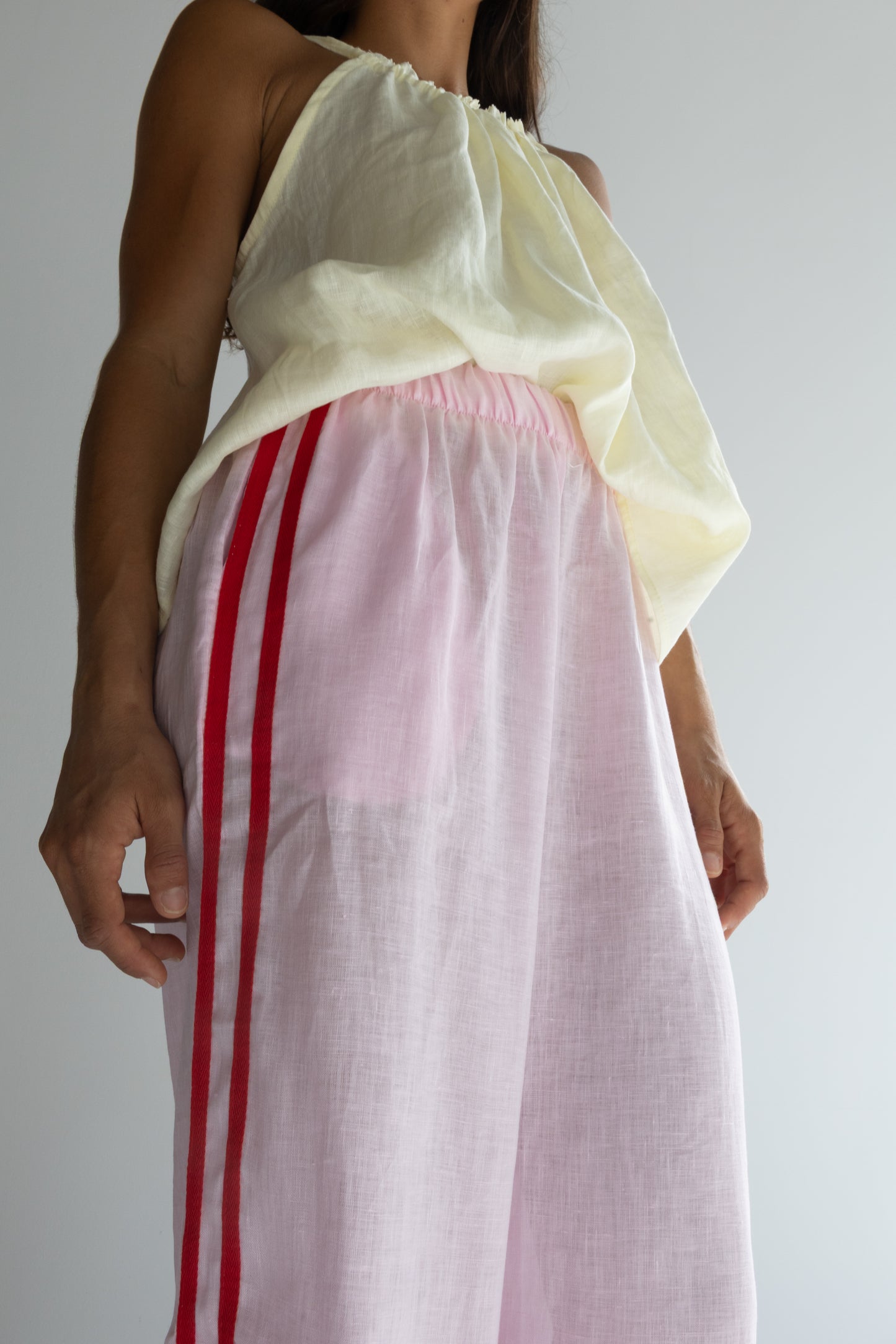 Linen Pant - Ballet Pink