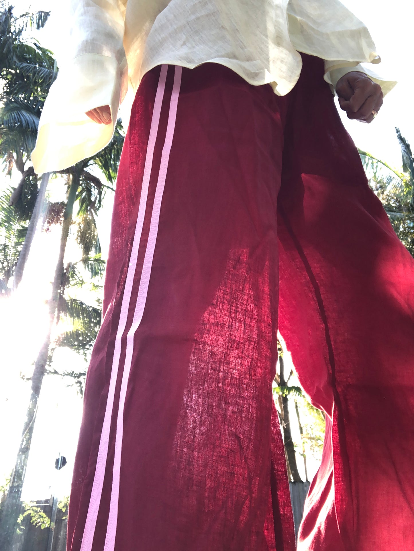 Locolinen Pant - Burgundy