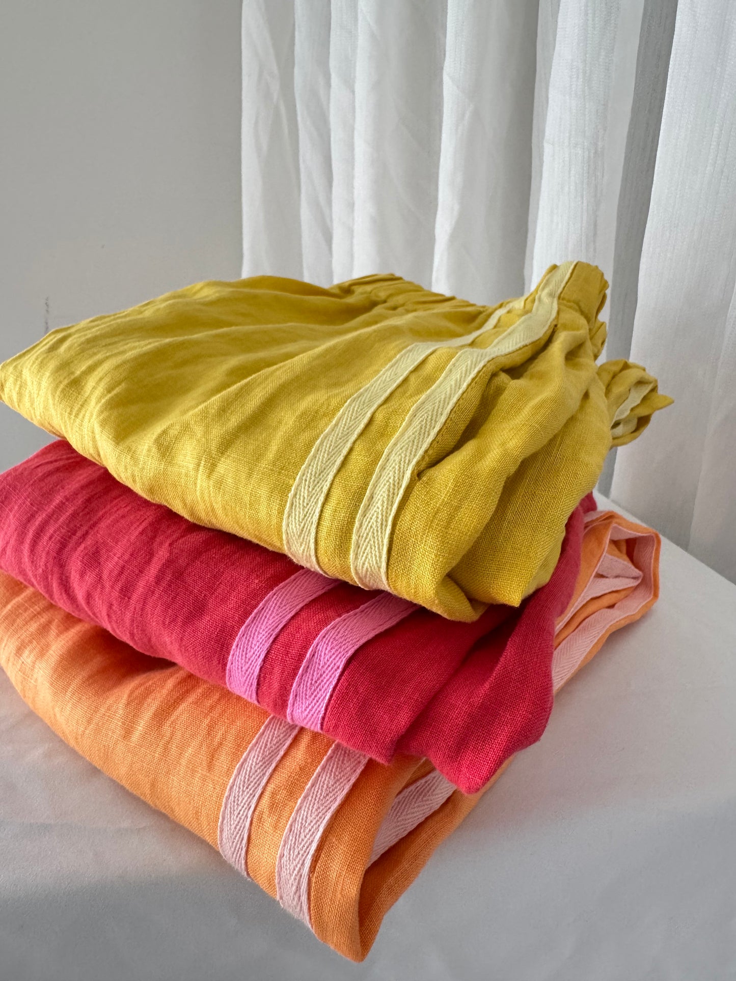 Linen Pant - Mustard
