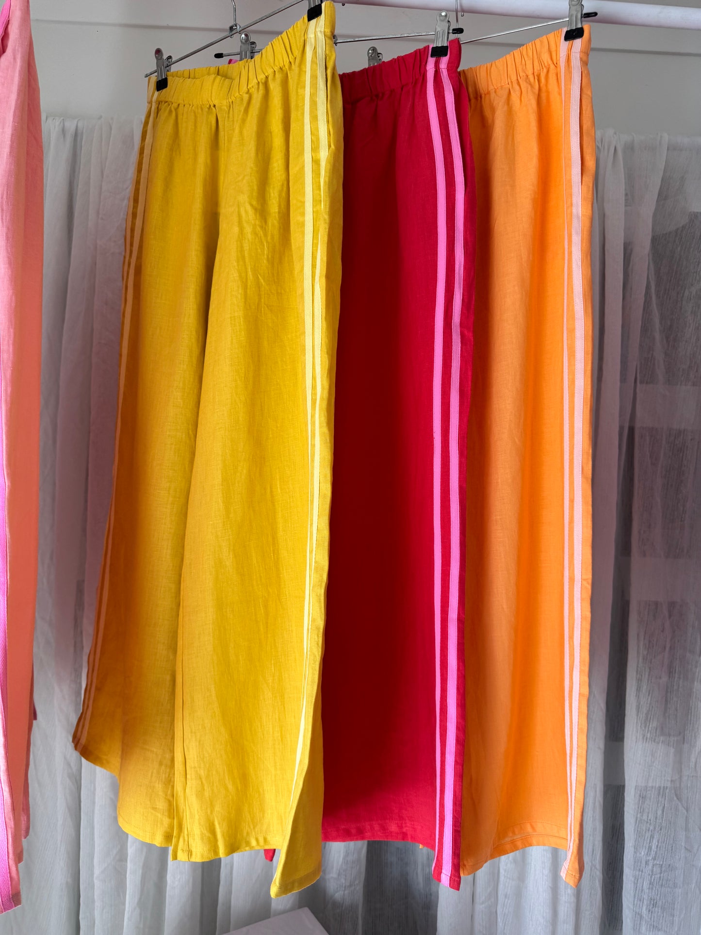 Linen Pant - Mustard