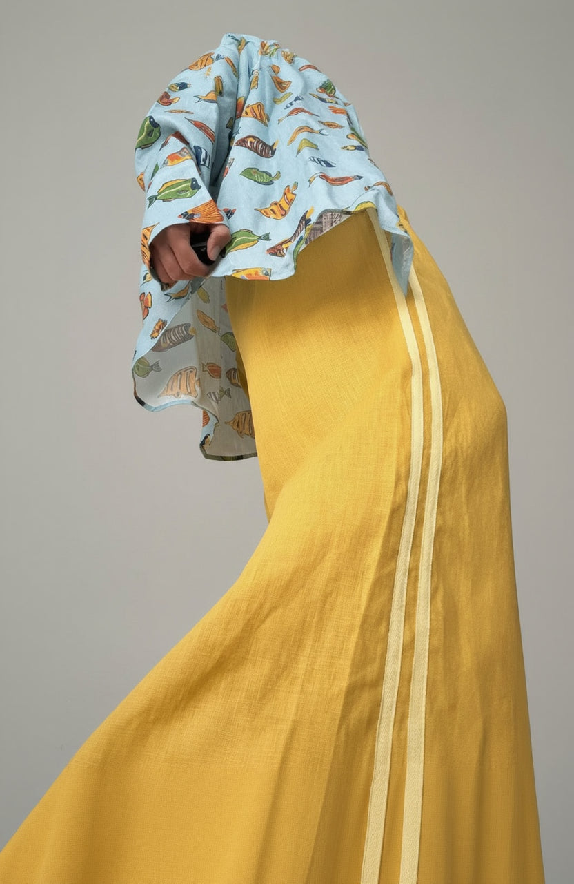 Linen Pant - Mustard