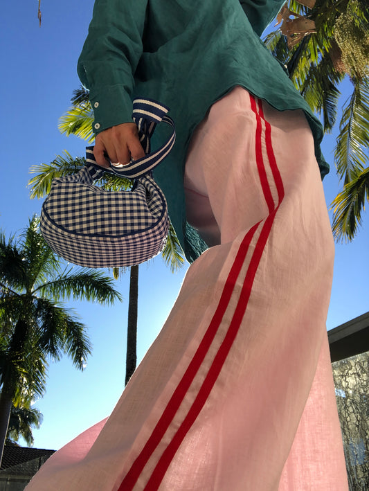 Linen Pant - Ballet Pink - LOCOLINEN